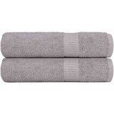 vidaXL Ručnici za kupanje 2 kom sivi 100x150 cm 360 gsm 100% pamuk | shoptok.hr