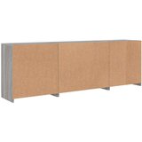  Komoda z LED lučkami siva sonoma 202x37x67 cm | Shoptok.si