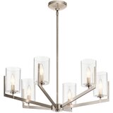 Quintiesse QN-NYE6-CLP - Luster na štapu NYE 6xE14/40W/230V mat hrom Cene