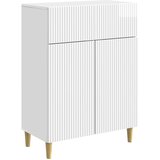  Kreveta s ladicama Bijela visokog sjaja 66 x 34,5 x 90 cm | shoptok.hr
