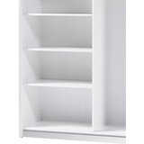 P & B omara z drsnimi vrati, bela | Shoptok.si