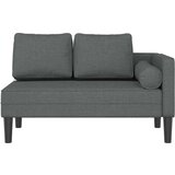 vidaXL Počivalnik z blazinami temno sivo blago | Shoptok.si