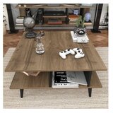 Hanah home Akya Sto za dnevnu sobu, 89x44x89cm, Orah-crni | Eponuda.ba
