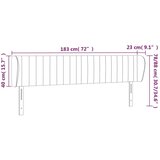 vidaXL Vzglavje z ušesi temno zeleno 183x23x78/88 cm žamet, (20936293) | Shoptok.si