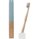 BANBU Zobna ščetka iz bambusa - Medium - Modra