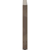 vidaXL Noge za blagovaonski stol Prirodni čelik 2 kom 80 x (72-73) cm Čelik | shoptok.hr
