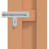  Vrtna vrata 100 x 180 cm WPC i aluminij Smeđa | shoptok.hr