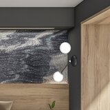  Zidna lampa JOY 2xE14/40W/230V crna/sjajni hrom | Eponuda.com