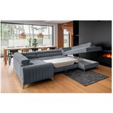 ELTAP Modra raztegljiva/s prostorom za shranjevanje kotna sedežna garnitura (desni kot/v obliki črke "U") Louis – | Shoptok.si