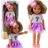  Lutka za igru u ljubičastoj suknji - 32 cm | shoptok.hr