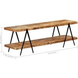 TV omarica 160x40x50 cm trden mangov les | Shoptok.si