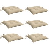  Jastuci za palete 6 kom bež 50 x 50 x 7 cm od tkanine Oxford | shoptok.hr