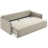 Makamii Bež baršunasti sklopiva/s prostorom za odlaganje sofa 225 cm Hula – | shoptok.hr