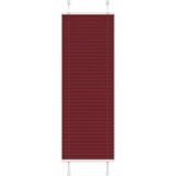 vidaXL Plisirana senčila Bordeaux Red 40x150 cm Širina tkanine 39,4 cm | Shoptok.si