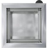  Vrtna posuda za sadnju s LED svjetlom 2 kom. Srebrna - Pocinčani čelik 30 x 30 x 30 cm 2 | shoptok.hr
