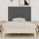  Zidno uzglavlje sivo 140x3x90 cm od masivne borovine | shoptok.hr