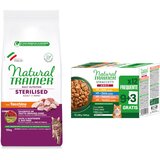  10kg Natural Trainer Adult + 12x 85g Straccetti Adult trakice u umaku gratis! - Sterilised puretina Cijene