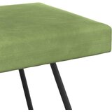  Klupa Svijetlo zelena 110 x 40 x 45 cm Baršun | shoptok.hr