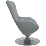  Jajolika fotelja Svijetlo siva 63 x 73 x 90 cm tkanina | shoptok.hr