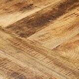  Blagovaonski stol okrugli 175 x 75 cm od grubog drva manga | shoptok.hr