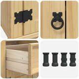  Cabinet SKI Medeno Smeđa 80 x 46 x 81 cm Čvrsto borovo drvo | shoptok.hr