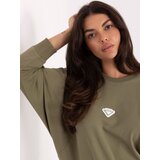 RUE PARIS Sweatshirt-RV-BL-A877.19P-khaki | Shoptok.si