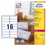 Avery Zweckform Reciklirane etikete za DL ovojnice 99,1 x 33,9 mm | Shoptok.si