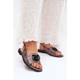 S. BARSKI Shimmering Women's Sandals With Decoration S.Barski | Shoptok.si