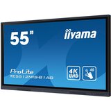 Iiyama 55" iiWare10 , Android 11, 40-Points PureTouch IR with zero bonding, 3840x2160, UHD IPS panel, Metal Housing, Fan-less, Speakers 2x 16W front, VGA, HDMI 3x HDMI-out, USB-C with 65W PD (front), Audio mini-jack and Optical Out (S/PDIF), USB Touch Inter TE55 | ePonuda.com