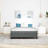  s opruga kutije Tamno siva 160 x 200 cm tkanina | shoptok.hr