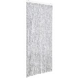 vidaXL Zastor protiv insekata svjetlosivi/tamnosivi 100 x 220 cm šenil | shoptok.hr