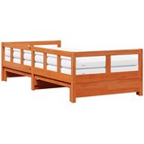  Dnevni krevet na razvlačenje s madracima 80x200 cm od borovine | shoptok.hr