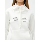 Koton Shawl Collar Sweatshirt Printed Kangaroo Pocket | Shoptok.si