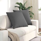  Jastučići za sofu 2 pcs Tamno siva 60 x 60 cm tkanina | shoptok.hr