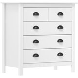  Komoda Hill bijela 79 x 40 x 80 cm od masivne borovine | shoptok.hr