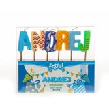 Festa natalis rođendanska svećica - odaberite ime andrej ( 724096 ) Cene