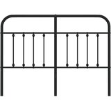  Metalno zamjensko uzglavlje crno 140 cm | shoptok.hr