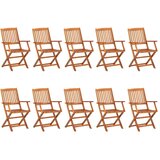  11-dijelni vrtni blagovaonski set od masivnog drva bagrema | shoptok.hr