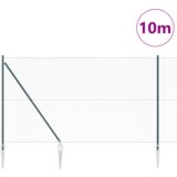 vidaXL Šesterokotna ograja Zelena 1.6x10 m Jeklo | Shoptok.si