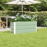  Cvetlično korito Zelena 100 x 40 x 45 cm Jeklo, (5000207579) | Shoptok.si
