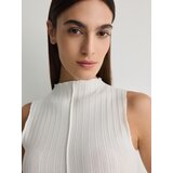 Reserved - Top s naramenicama - krem | shoptok.hr