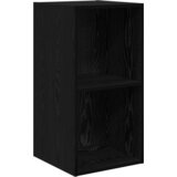 vidaXL TV Kabinet za Zid 2 pcs Crni hrast 37 x 37 x 72 cm | shoptok.hr