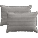  Presvlaka za jastuk 2 kom. HOUTEN Svjetlosiva 50 x 70 cm Kord | shoptok.hr