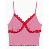 CA CLOCKHOUSE Ženska majica, Crop-top, Roze Cene