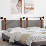  Držeće uzglavlje Zidne Sivo-smeđa 210 x 55 x 5 cm Antikni PU - Sivo-smeđa 200 cm bez LED | shoptok.hr