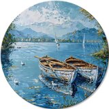  Okrogle slike z akrilom Za vedno skupaj | Shoptok.si