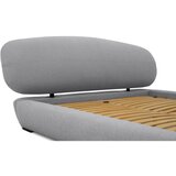 Scandic Siva oblazinjena zakonska postelja s prostorom za shranjevanje z letvenim dnom 160x200 cm Odette – | Shoptok.si