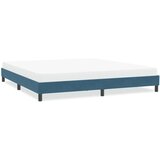  Okvir kreveta bez madraca tamnoplavi 200x210 cm baršun | shoptok.hr