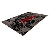 Kayoom PREPROGA Naila 300 Schwarz / Rot 160/230 cm tkano rdeča, črna | Shoptok.si