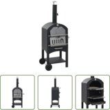 The Living Store Zunanja pečica za pico na oglje z ognjevarnim kamnom - Pečica Za Pico, (21743955) | Shoptok.si